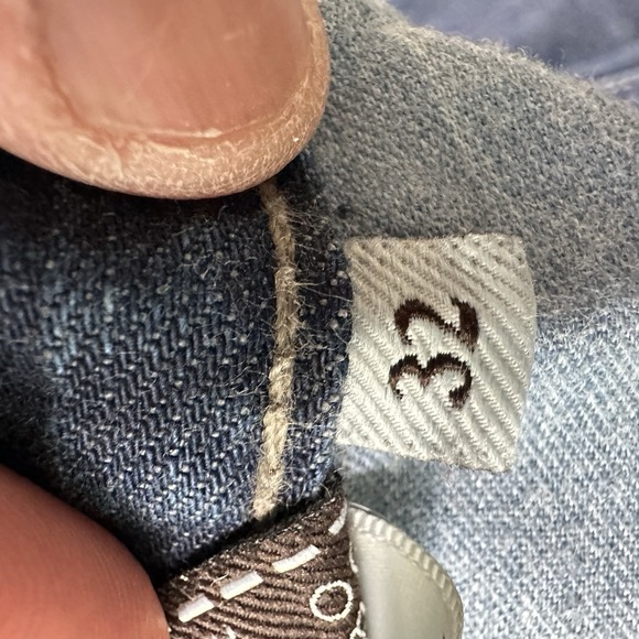 7 For All Mankind Austyn Jeans Mens 32x30 Relaxed Straight 100% Cotton Y2K USA‎ - Picture 9 of 13